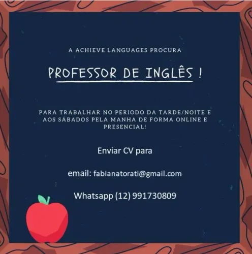 Professor de inglês