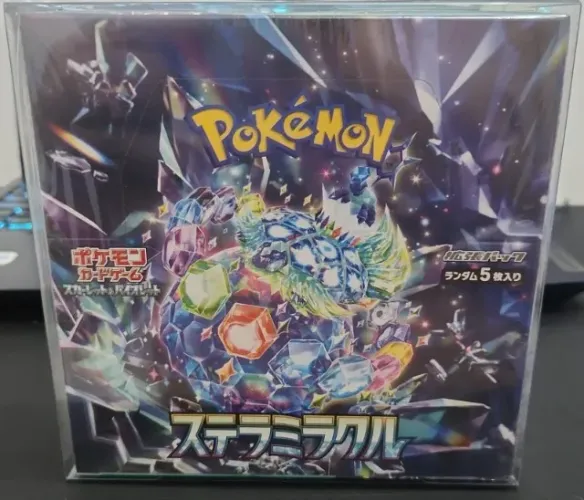 Pokémon TCG Box Stellar Crown lacrada original do Japão