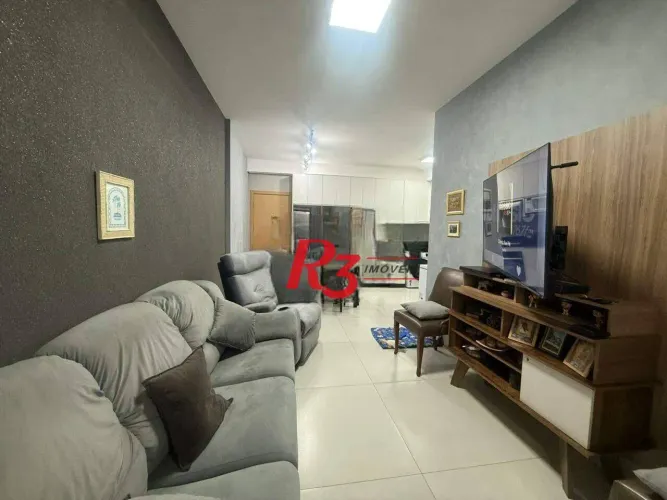 Apartamento com 2 dormitórios à venda, 75 m² por R$ 1.431.000,00 - José Menino - Santos/SP