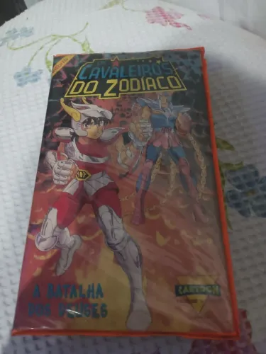 Fita VHS original do filme "Os Cavaleiros do Zodíaco, LEIA O ANÚNCIO 