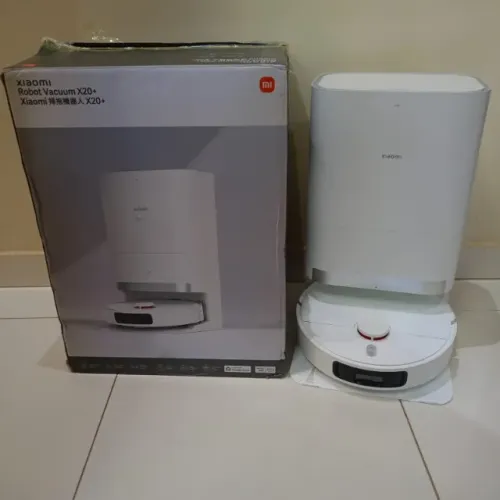Robô Aspirador Xiaomi X20+ Seminovo - Aspira e Passa Pano (Base Autolimpante)