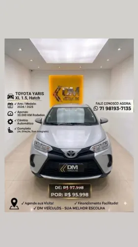 Toyota Yaris XL 1.5 Flex 16V 5P Aut. 2025