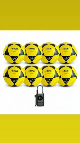 Bola de futevôlei profissional dawi kit 8 bolas + carregador automático de BRINDE