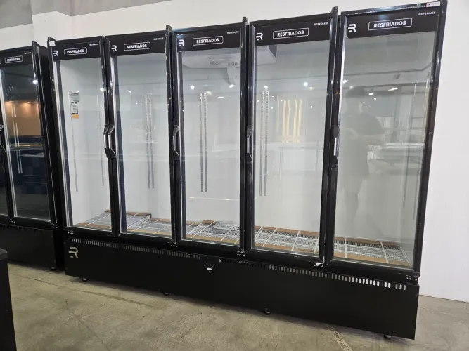 refrigerador expositor 5 portas para mercados e conveniências - a pronta entrega 