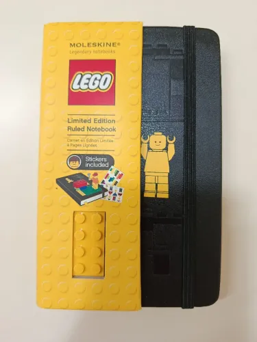 LEGO MOLESKINE Caderno pequeno pautado novo