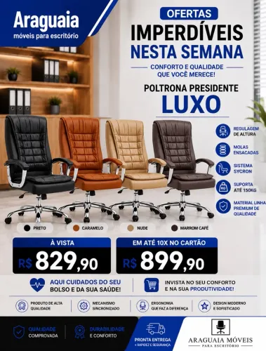 Poltrona Presidente Luxo