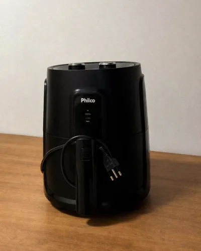 Air Fryer Philco na Cor Preta