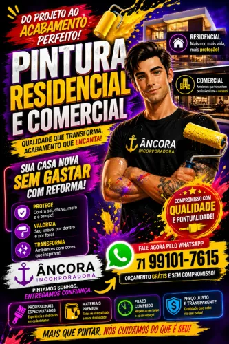 Pintura residencial e comercial