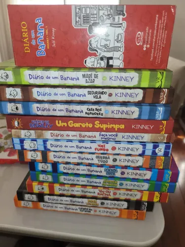 Coleção Diário de um Banana - livros 1 a 15 mais 3 de brinde