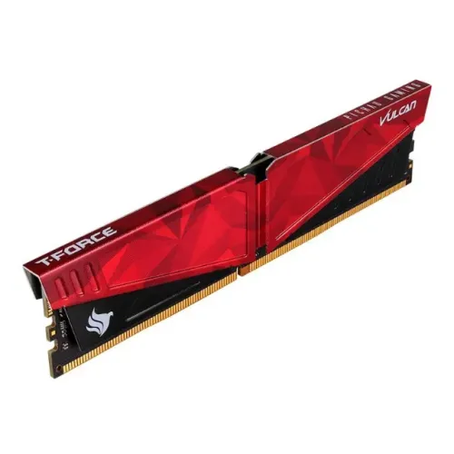 Memória Team Group T-Force Vulcan Pichau 8GB (1x8) DDR4 2666Mhz Vermelha TLPRD48G2666HC1