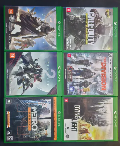 6x Jogos de Xbox One originais