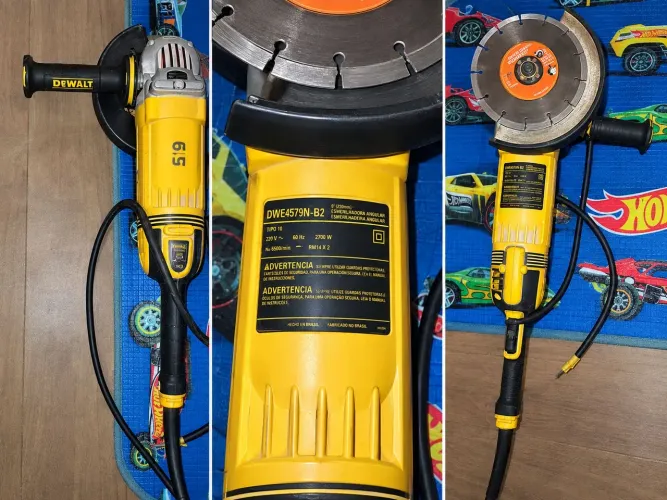 Esmirilhadeira DeWalt 9" <br><br><br>Esmerilhadeira Angular 9'' 2700W 220V DWE4579NB2 DEWALT