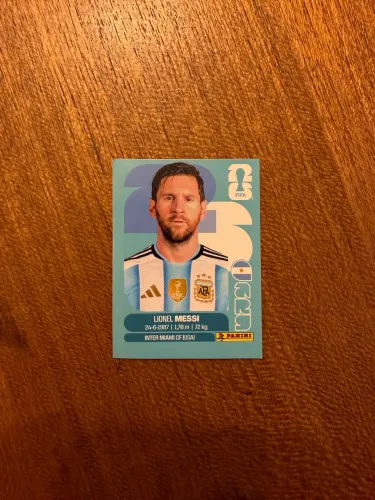 Messi - Figurinha da Copa do Mundo 2026