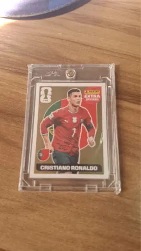 Figurinha Cristiano Ronaldo Legend Gold - Copa do Mundo 2026 (Rara)