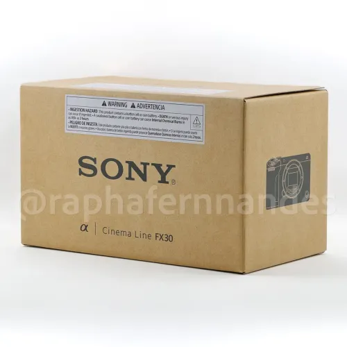 Câmera Sony FX30 corpo (novo/lacrado)