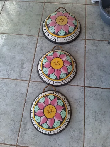 Vendo enfeite de artesanato para seu jardim em perfeito estado
