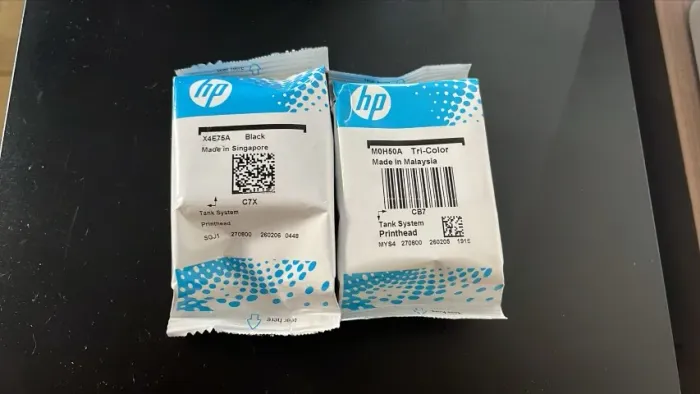 Cabeça de impressão HP X4E75A BLACK e M0H50A TRI-COLOR