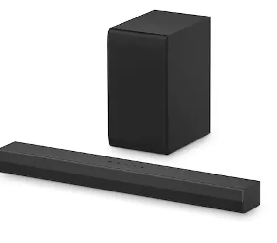 Soundbar LG - 300W RMS, 2.1 Canais, Dolby Digital, sem fios, Bluetooth 5.3, Entrada Óptica
