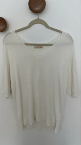 Blusa C&A off white YSC