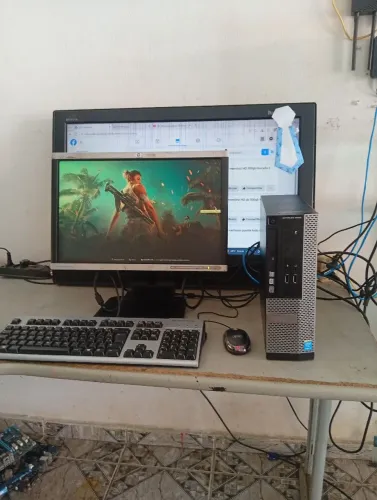 Vende se Pc completo CPU Dell core i5 4 geração 8gb memória HD 500gb monitor 19 polegadas 