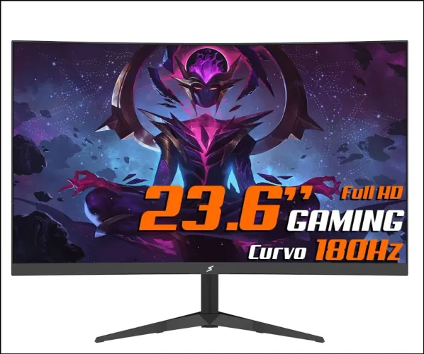 Monitor curvo Full hd 24 polegadas 180hz