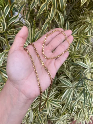 Kit corrente + pulseira