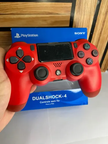 Controle Ps4 Sem Fio Vermelho an5