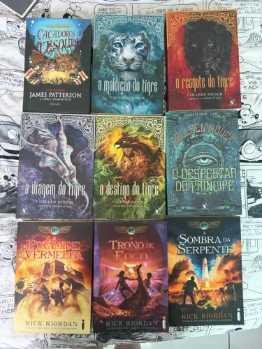 Lote 27 Livros | Trono de Vidro, Colleen Houck, Rick Riordan, Gravity Falls e mais