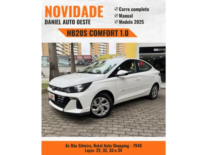 Hyundai HB20S Comfort 1.0 Flex 12V Mec. 2025