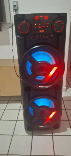 *74 whatsapp, Som amvox 1900w sem nenhum defeito sem aranhões bem conservado