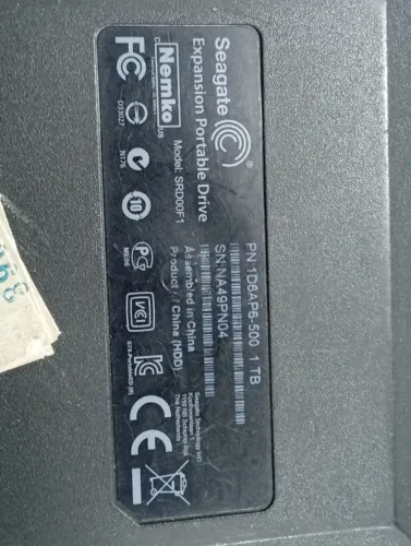 HD EXTERNO SEAGATE 1 TB