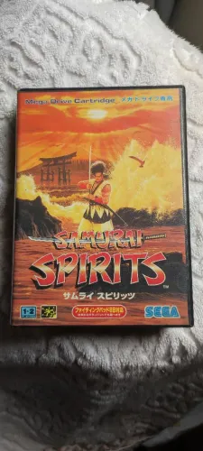 Cartucho samurai Spirits mega drive japonês