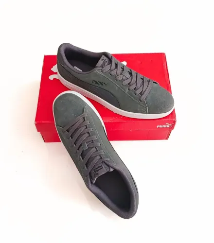 Tenis Puma Smash V2 BDP Masculino Original - Chumbo