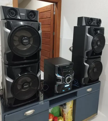 aparelho de som Sony gpx8 com bluetooth CD não funciona