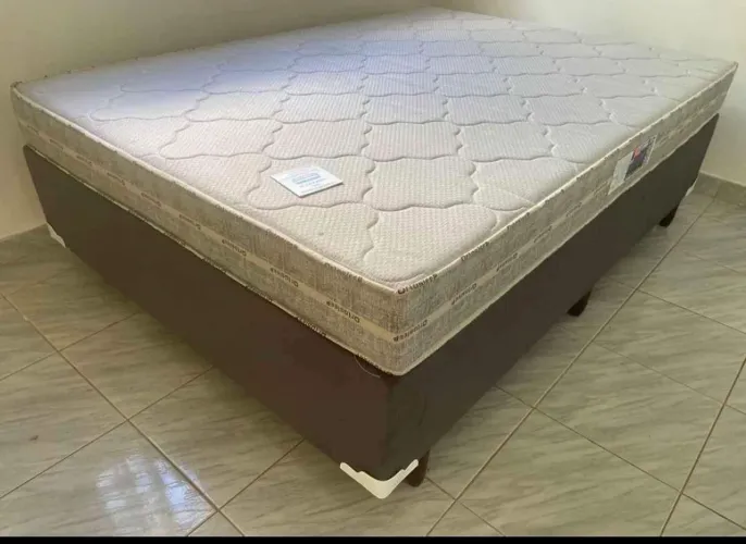 Cama box mais colchão casal espuma D33