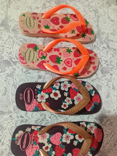 Chinelo infantil número 31/32