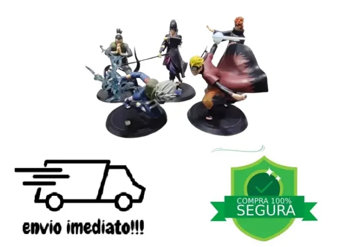 Figuras de Ação Naruto (action figure) (Leia) V/T