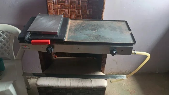 Chapa para lanchonete a gás