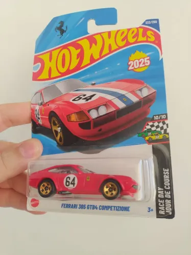 Carrinho Hotwheels Ferrari Competizione 1:64 Novo
