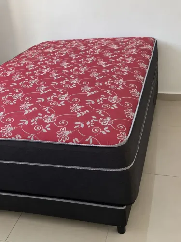 Cama box de casal espuma 3ntrega ...