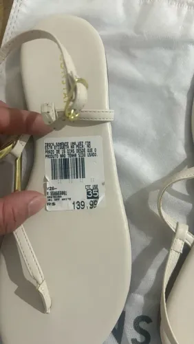 Rasteira Constante Pff White