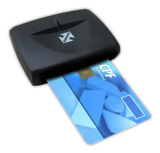 Leitor Cartão Inteligente Nonus Smartnonus Certificado Digital A3 USB