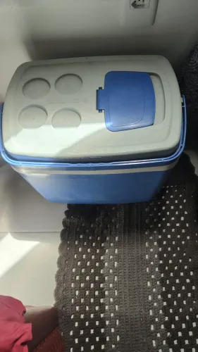 Vendo caixa termica 34 litros ... Mais garrafa térmica