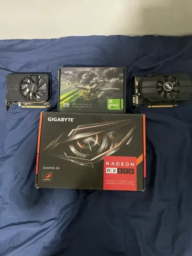 RX 570 + GTX 1050 TI + GTX 1050 + GT 210