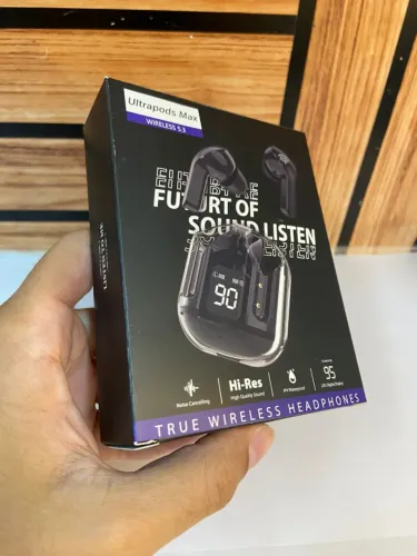 Fone de ouvido Bluetooth Wirelles 5.3 Ultrapods Max preto an2