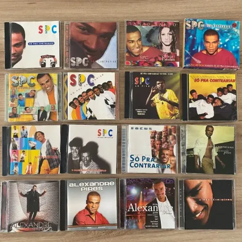 Pack 15 CDs So Pra Contrariar - Alexandre Pires - em ótimo estado