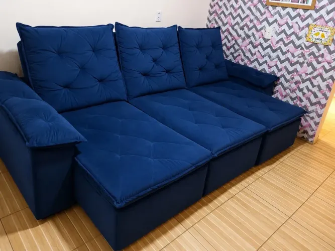 Sofá lindíssimo e barato para sair rápido