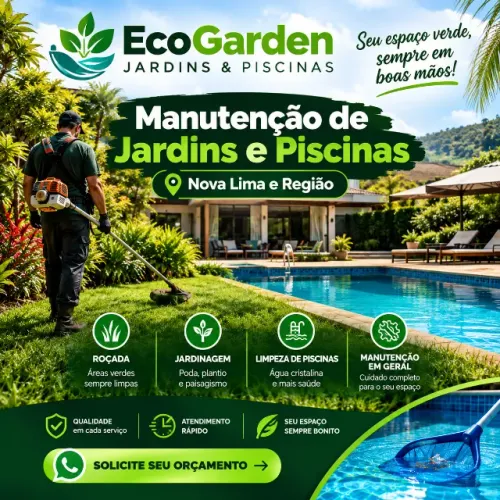 Serviços de Jardinagem e Piscinas - Nova Lima e Região