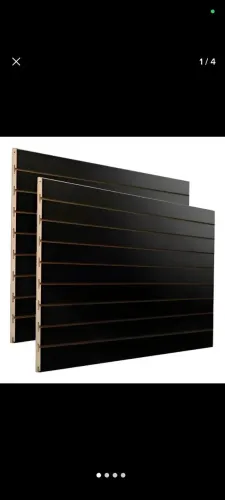Painel canelado preto 