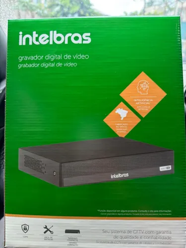 Gravador Intelbras MHDX 1208 com HD de 1TB
